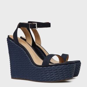 New Schutz Eduarda Woven Wedge Heel